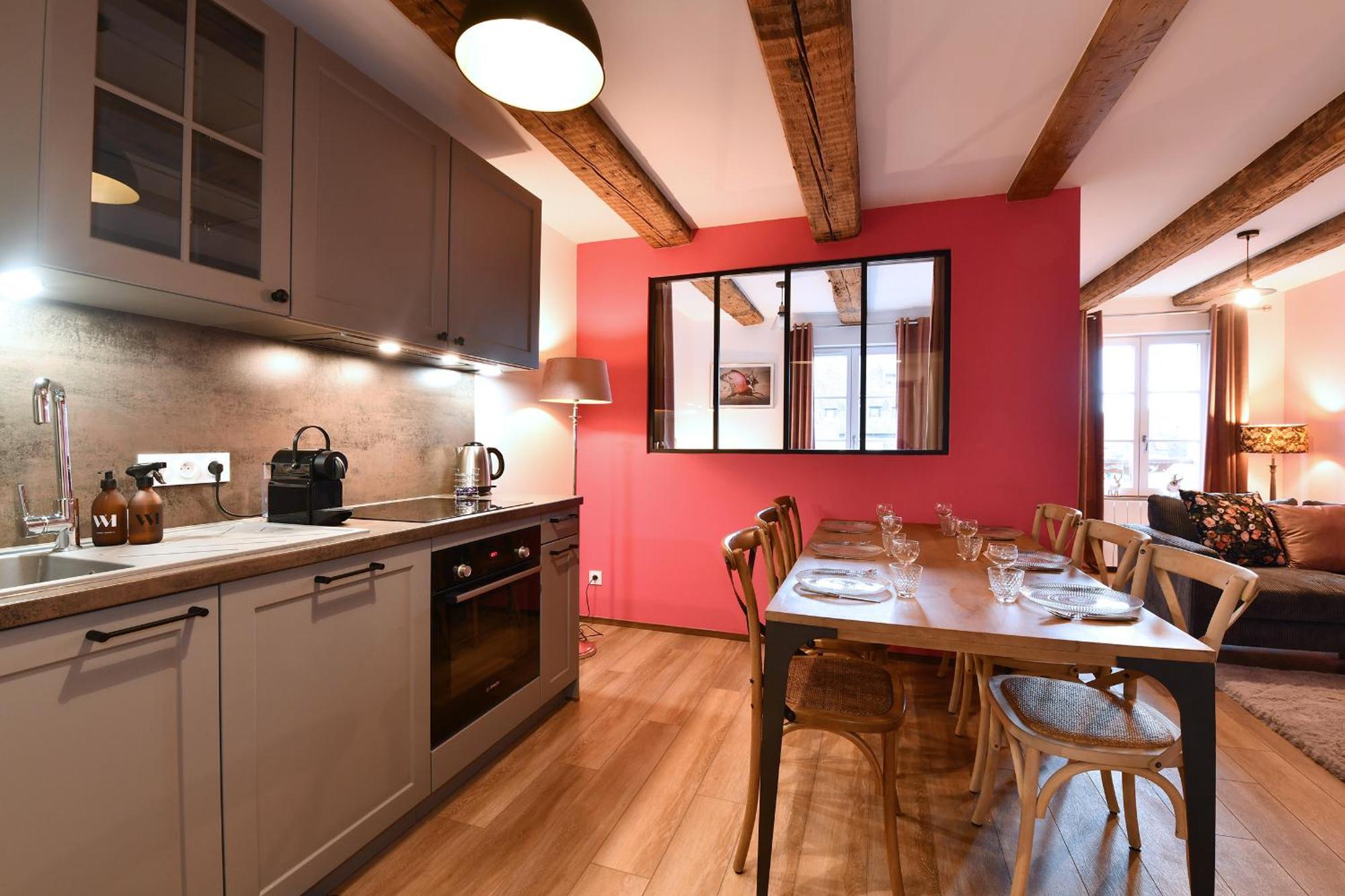 La Vie En Rose 6guests-3br * Colmar